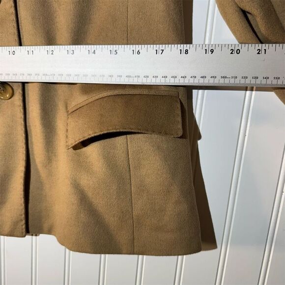 Lafayette 148 New York Beige Tan Blazer Wool Jacket 12 Quiet Luxury Old Money - Picture 5 of 10